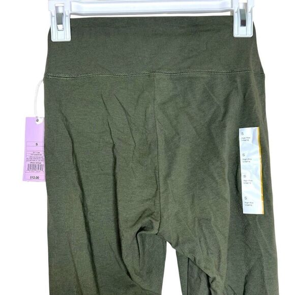 NEW Wild Fable High-Waisted Classic Deep Olive Green Leggings Small - Picture 6 of 9